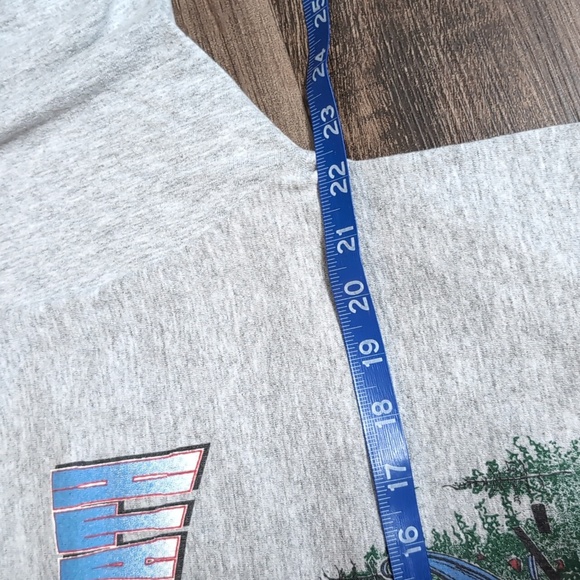 Vintage 1995 Sunburst Sportswear Single Stitch Fruit Of The Loom Snowmobile Tee - Picture 9 of 10